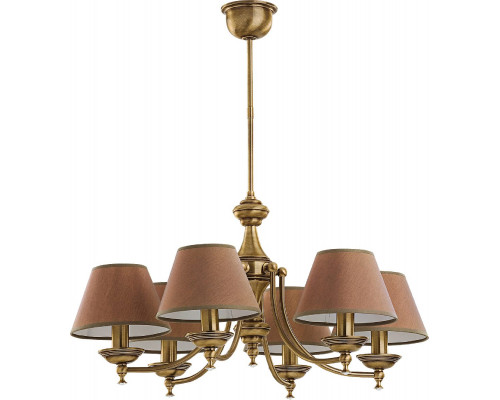 Основное фото Люстра потолочная Kutek San Marino Lampshade SAN-ZW-6(P/A)CR: Купить в Интернет магазин освещения GCSVET.RU