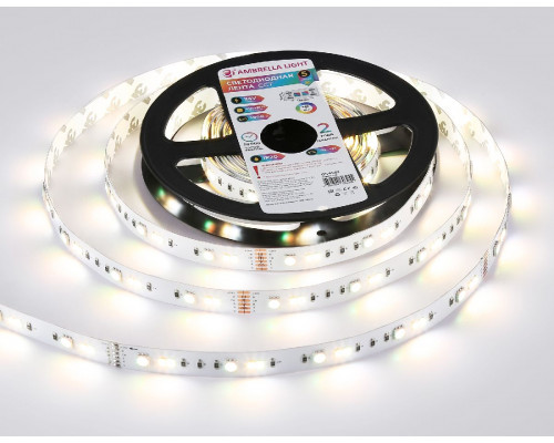Дополнительное фото Лента светодиодная Ambrella Light LED Strip 24В 5050+2835 13Вт/м RGB+3000-6500K 5м IP20 GS4501: Купить в Интернет магазин освещения GCSVET.RU