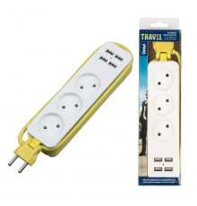 Удлинитель Uniel S-CT3-1,8U WHITE/GREEN UL-00011136