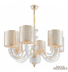 Люстра подвесная Arte Milano Florentia-8857 308857/6 Wh/Gd