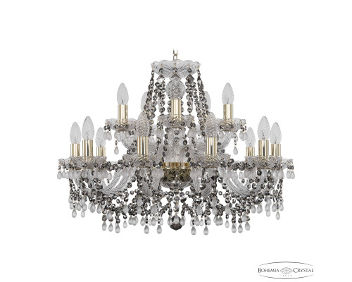 Основное фото Люстра подвесная Bohemia Ivele Crystal 1410/10+5/240 G V0300 R731: Купить в Интернет магазин освещения GCSVET.RU