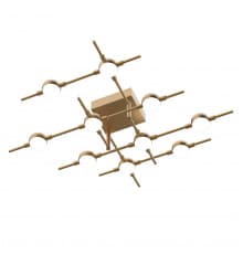Люстра потолочная DeLight Collection Molecular MX18001067-10A gold