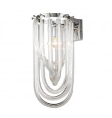 Светильник настенный Delight Collection Murano Glass KR0116W-1B chrome