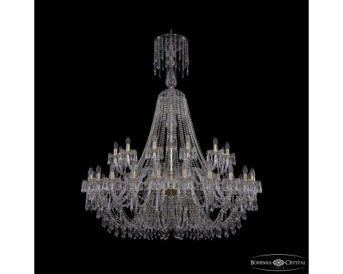 Основное фото Люстра подвесная Bohemia Ivele Crystal 1403/24+12/530/XL-160 G: Купить в Интернет магазин освещения GCSVET.RU