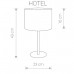 Дополнительное фото Лампа настольная Nowodvorski Hotel 9301: Купить в Интернет магазин освещения GCSVET.RU
