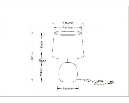 Дополнительное фото Лампа настольная Arte Lamp Titawin A5022LT-1GY: Купить в Интернет магазин освещения GCSVET.RU