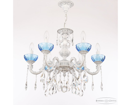 Дополнительное фото Люстра подвесная Bohemia Ivele Crystal AL79101/6/175 A WMN P Aquamarine/M-1H: Купить в Интернет магазин освещения GCSVET.RU