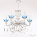 Дополнительное фото Люстра подвесная Bohemia Ivele Crystal AL79101/6/175 A WMN P Aquamarine/M-1H: Купить в Интернет магазин освещения GCSVET.RU