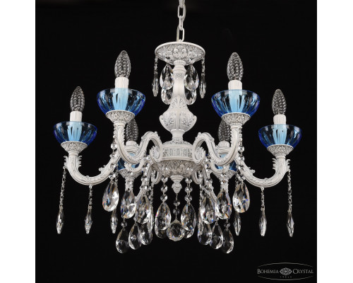 Дополнительное фото Люстра подвесная Bohemia Ivele Crystal AL79101/6/175 A WMN P Aquamarine/M-1H: Купить в Интернет магазин освещения GCSVET.RU