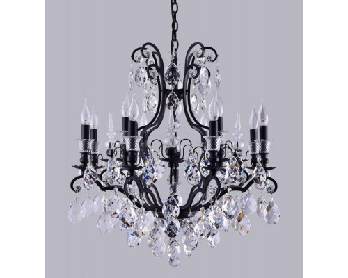 Дополнительное фото Люстра подвесная Crystal Lux Magnifico SP13 Black/Transparent: Купить в Интернет магазин освещения GCSVET.RU