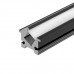 Основное фото Профиль Arlight SL-BEVEL-H12-F13-2000 ANOD BLACK 043749: Купить в Интернет магазин освещения GCSVET.RU