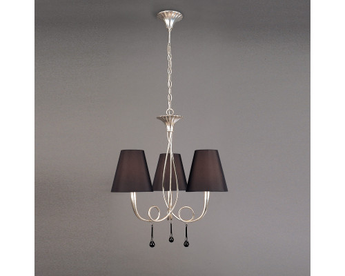 Дополнительное фото Люстра подвесная Mantra Paola Painted Silver 3532: Купить в Интернет магазин освещения GCSVET.RU