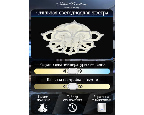 Дополнительное фото Светильник потолочный Natali Kovaltseva HIGH-TECH LED LAMPS 82029: Купить в Интернет магазин освещения GCSVET.RU