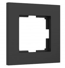 Рамка на 1 пост Werkel Slab черный матовый W0012908 4690389193293 a062799