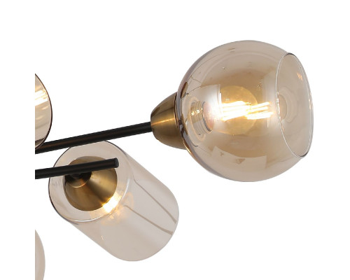 Дополнительное фото Люстра потолочная Illumico IL8243-6COU-79 BK GD: Купить в Интернет магазин освещения GCSVET.RU