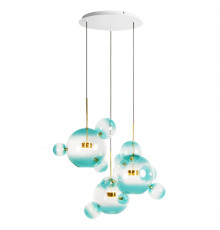 Люстра подвесная Loft IT Bolle 2027-D3 Blue