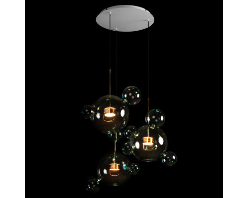 Дополнительное фото Люстра подвесная Loft IT Bolle 2027-D3 Blue: Купить в Интернет магазин освещения GCSVET.RU