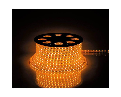 Основное фото Светодиодная лента (влагозащищенная) Feron 4,4W/m 60LED/m 2835SMD желтый 100M LS704 26240: Купить в Интернет магазин освещения GCSVET.RU