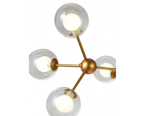 Дополнительное фото Люстра потолочная Natali Kovaltseva VENTI 81422/8C GOLD SATIN: Купить в Интернет магазин освещения GCSVET.RU