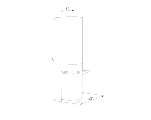 Дополнительное фото Уличный настенный светильник Elektrostandard 1534 TECHNO LED 4690389168727: Купить в Интернет магазин освещения GCSVET.RU