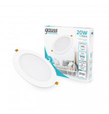 Светильник встраиваемый Gauss Elementary Downlight 997420218