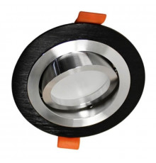 Светильник встраиваемый Lumina Deco Duka LDC 8062-D90 BK+SL