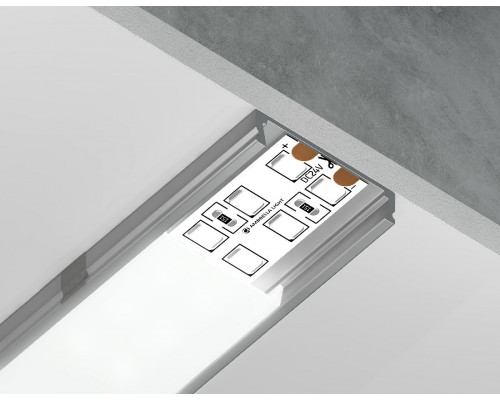 Основное фото Алюминиевый накладной профиль Ambrella Light Alum Profile GP1800AL: Купить в Интернет магазин освещения GCSVET.RU
