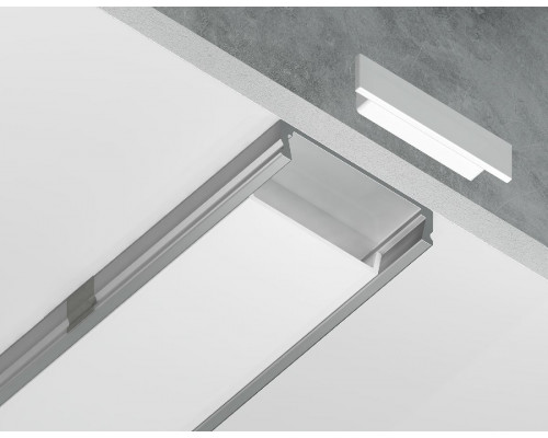 Дополнительное фото Алюминиевый накладной профиль Ambrella Light Alum Profile GP1800AL: Купить в Интернет магазин освещения GCSVET.RU