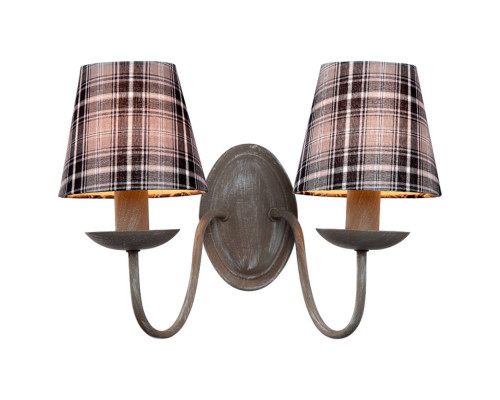 Основное фото Настенный светильник Arte Lamp Scotch A3090AP-2GY: Купить в Интернет магазин освещения GCSVET.RU