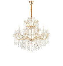 Люстра подвесная iLamp Diamond 6071-18 GD+CL