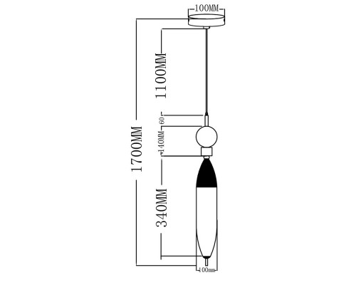 Дополнительное фото Светильник подвесной Moderli Candle V10916-PL: Купить в Интернет магазин освещения GCSVET.RU