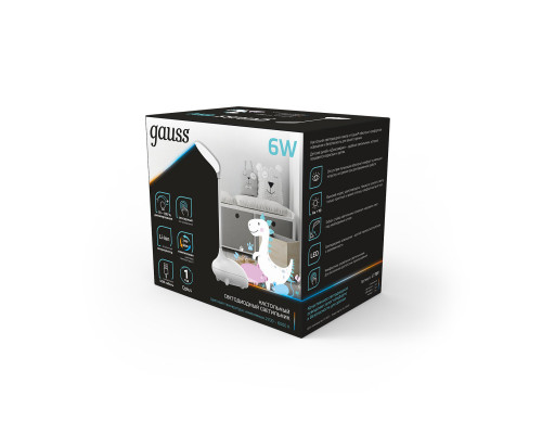 Дополнительное фото Лампа настольная Gauss Qplus GT7011: Купить в Интернет магазин освещения GCSVET.RU
