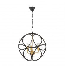 Люстра подвесная Lumina Deco Casai LDP 1243-3 BK+MD