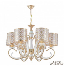 Люстра подвесная Arte Milano Florentia-1237 301237/6 Wh/Gd