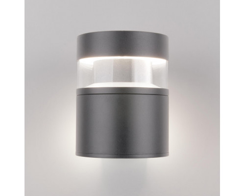 Дополнительное фото Уличный настенный светодиодный светильник Elektrostandard 1530 Techno Led серый 4690389163296: Купить в Интернет магазин освещения GCSVET.RU