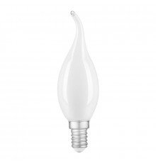 Филаментная лампа светодиодная диммируемая Gauss E14 9W 4100К матовая 104201209-D