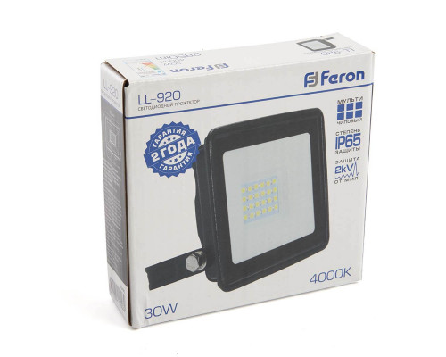 Дополнительное фото Светодиодный прожектор Feron LL920 29495: Купить в Интернет магазин освещения GCSVET.RU