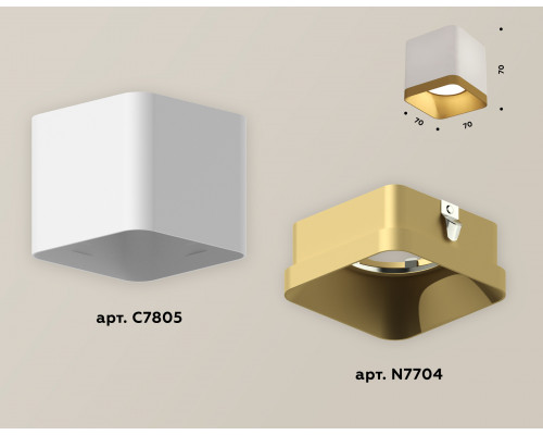 Дополнительное фото Светильник накладной Ambrella Light Techno XS7805004: Купить в Интернет магазин освещения GCSVET.RU