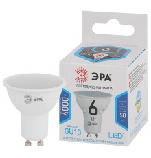 Светодиодная лампочка Эра LED MR16-6W-840-GU10 Б0056118