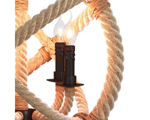 Дополнительное фото Люстра подвесная LOFT IT Rope Loft1194-5: Купить в Интернет магазин освещения GCSVET.RU