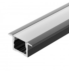 Алюминиевый профиль Arlight SL-SLIM-H13M-F25-2000 BLACK 037114