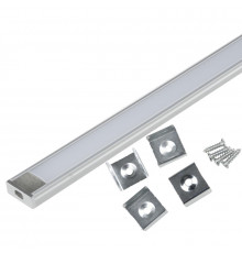 Профиль (UL-00005027) Uniel UFE-K02 Silver/Frozen 200 Polybag