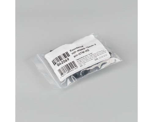 Дополнительное фото Коннектор Arlight HIP-MONO-10mm-2pin-STW-HD 042069: Купить в Интернет магазин освещения GCSVET.RU