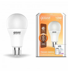 Светодиодная лампа для диммера Gauss E27 10W 2700K матовая 1070112