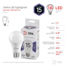Светодиодная лампочка Эра LED A60-15W-860-E27 Б0031396