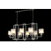 Дополнительное фото Люстра подвесная Crystal Lux Nicolas NICOLAS SP8 L1000 GOLD/WHITE: Купить в Интернет магазин освещения GCSVET.RU