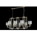 Дополнительное фото Люстра подвесная Crystal Lux Nicolas NICOLAS SP8 L1000 GOLD/WHITE: Купить в Интернет магазин освещения GCSVET.RU