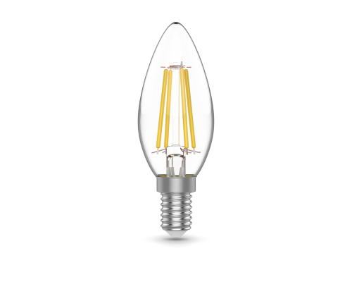 Дополнительное фото Светодиодная лампочка Gauss Basic Filament 1031126T: Купить в Интернет магазин освещения GCSVET.RU
