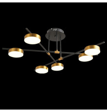Люстра потолочная Natali Kovaltseva LED LAMPS 81101/6C GOLD BLACK