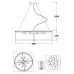 Дополнительное фото Светильник подвесной Arte Lamp Galatea A1222SP-8CC: Купить в Интернет магазин освещения GCSVET.RU